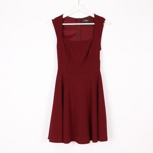 Lulu's Burgundy Mini Dress